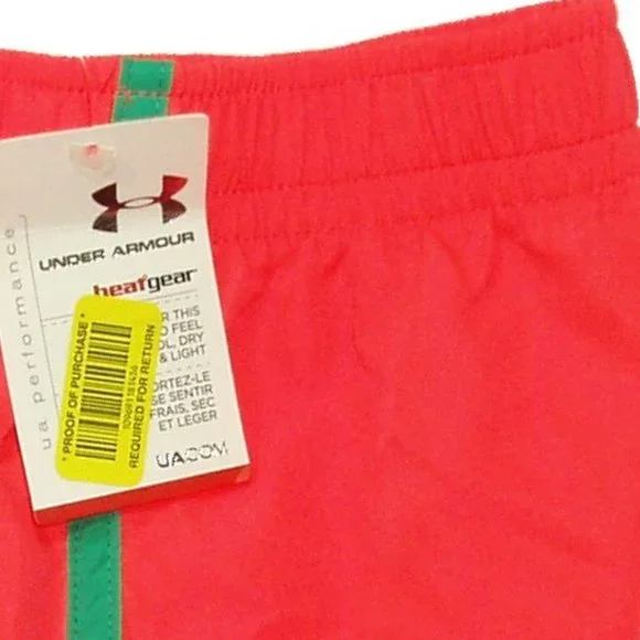Under Armour Shorts Girls Active Wear Sports Athletic  BTS - Picture 2 of 6